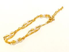 【年末SALE】チェーン　パールブレスレット　#B36