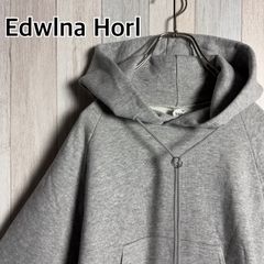 日本製 Edwina Horl エドウィナホール スウェットポンチョ フーディ グレー