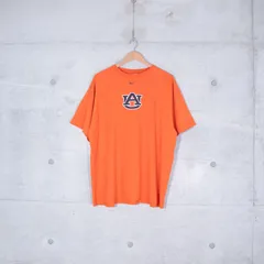 00s NIKE ナイキ AUBURN TIGERS FOOTBALL T-SHIRT フットボール Tシャツ オレンジ (used)