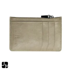 コインケース カードケース カード収納 キャッシュレス キーリング付 合皮レザー ミニマリストウォレット キーケース ギフト プレゼント ICカード /ZIPPER POUCH PURE グレー