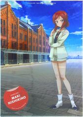 극장판 러브라이브! The School Idol Movie 예매 특전 제1탄 클리어 파일+예매권 제1탄 세트[니시키노 마키]