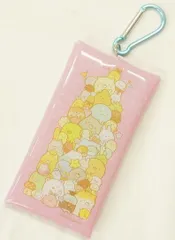 【送料込み♪】ユニック すみっコぐらし カラビナ付き リール式キーケース みんなあつまるんです(SG-0130PＫ)