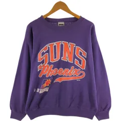 古着 90年代 タルテックス TULTEX NBA PHOENIX SUNS フェニックスサンズ プリントスウェットシャツ トレーナー USA製/eaa522467