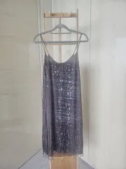 スパンコール パーティー用 ONE PIECE (茶色 COLOR)