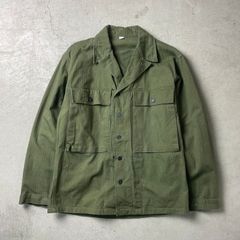 40年代 U.S.ARMY 米軍実品 M-43 HBT ガスフラップ ミリタリー ユーティリティージャケット 36R メンズM-L相当