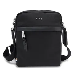 美品 大人気完売カラー HUGO BOSS ショルダーバッグ ダークブラウン BOSS（HUGO BOSS） ショルダーバッグ バッグ デタッチャブル