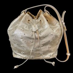 JIMMY CHOO ジミーチュウ バケットバッグ JUNO/S シルバー - メルカリ