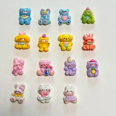 デコパーツ　アニマル　ミニ　ミックス　　ランダム20個