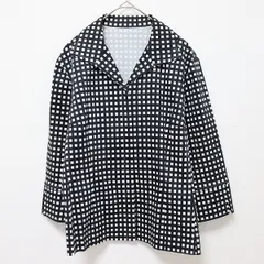 クレージュ courreges ジャケット シャツ チェック 七分袖 ロゴボタン 薄手 a938793nのサムネイル
