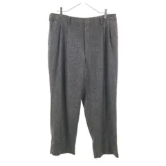 DAKS ダックス 日本製 ムーン社 ツイード スラックスパンツ 100 ブラウン メンズ 古着