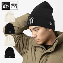 ニット帽 ニューエラ NEWERA ベーシック カフニット メンズ レディース MLB Tonal Logo LA NY ドジャース ヤンキース 帽子 ビーニー ニットキャップ ニットワッチ 黒 ブラック オフホワイト