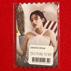 Twice ジヒョ Jihyo Ready to Be Special Tour オンラインくじ チケット風トレカ Silver
