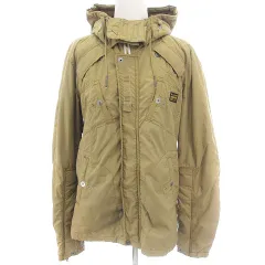 ジースターロウ G-Star RAW ミリタリージャケット ジップアップ ロゴ ナイロン ベージュ M アウター ■GY01のサムネイル