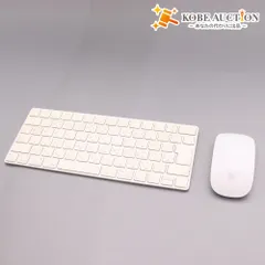 ■ アップル キーボード マウス 2点セット まとめ売り A1657 MLA22J/A マジックキーボード マジックマウス ワイヤレス 付属品付き