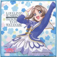 【中古】タオル・手ぬぐい(キャラクター) 渡辺曜 「セガコラボカフェ ラブライブ!サンシャイン!! The School Idol Movie Over the Rainbow マイクロファイバータオルVol.2」