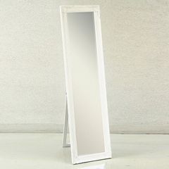 スタンドミラー アンティーク スタンドミラー 全身 ホワイト 鏡 面取り 立てかけ 姿見 鏡 姿見 アンティーク 鏡 アンティーク 鏡 全身 鏡 アンティーク 鏡 姿見 ミラー 全身 ミラー おしゃれ インテリア 雑貨 アンティーク