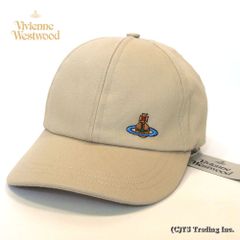 ヴィヴィアンウエストウッド イタリア製 Uni Colour Orb Baseball Cap オーブ刺繍 ベースボールキャップ（SANDベージュ）