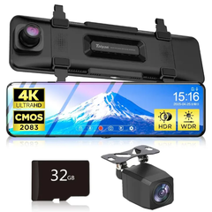 Qualitec製のミラー型ドライブレコーダー