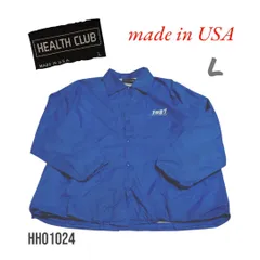 USA製コーチジャケットジャンパージャケットブルゾンL HEALTH CLUB　hh01024のサムネイル
