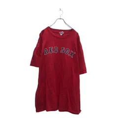 majestic 半袖 プリント Tシャツ マジェスティック XL レッド バックプリント ビッグサイズ クルーネック 古着卸 アメリカ仕入 a604-7038