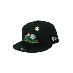 美品 NEW ERA ニューエラ x Big League Chew ビッグリーグチュー x MLB Colorado Rockies 59FIFTY CAP コロラド ロッキーズ 59フィフティー キャップ ブラック 帽子 サイズ60.6cm julz