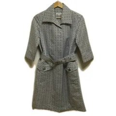 MOGA(モガ) コート サイズ2 M レディース - ライトグレー×グレー 七分袖/秋/春