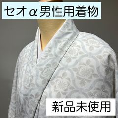 G027 男性用着物　浴衣　撫松庵　セオアルファ　新品　未使用