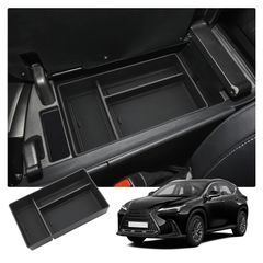 NX250 NX350 NX350h NX450h+アームレスト収納トレイ 専用コンソールトレイ コンソールボックス 小物入れトレイ NX カーアクセサリー 内装パーツ レクサス センターコンソールトレイ コンソールアームレストボックス 【RUIYA】新型 ラ