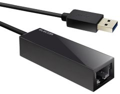 エレコム 有線LANアダプター USB3.0 USB-A  USB→RJ45 変換アダプター ギガビット 【Windows 10S/10/8.1/7、Mac 10.15/10.14/10.13対応】 ブラック EDC-GUA3-B