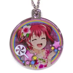 【中古】キーホルダー・マスコット(キャラクター) 黒澤ルビィ 「ラブライブ!サンシャイン!! ラブライブ!シリーズ×アトレ秋葉原 メタリックチャーム(Aqours)」