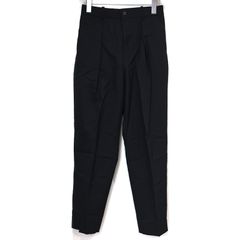【楠本質店/元住吉】マーカウェア/MARKAWARE　A24E-14PT04C　PARIGOT別注　PEGTOP TROUSERS　テーパードスラックス　ブラック　サイズ：2　メンズ【中古】