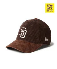 【ムラスポ公式】新品 NEW ERA ニューエラ キャップ キッズ ジュニア 子供 帽子 ロゴ 9TWENTY Corduroy サンディエゴ・パドレス 14671640