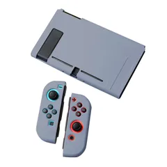 【新着商品】Ryo楽々生活館 Switch 対応 保護 ケース Joy-Con カバー 分離式 3点セット スイッチ 用 保護 カバー 装着簡単 TPU製 ソフト 耐衝撃 スイッチ 対応 Switch 専用 ケース ジョイコン カバー フレンチグレー 1