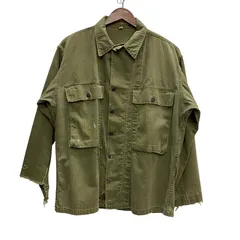 ヴィンテージ vintage 40's U.S.ARMY M-43 HBT  ジャケット カーキ 201MT-3548 VB