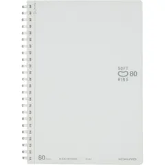【特売】コクヨ(KOKUYO) ノート ソフトリング 80枚 A5 無地 ス-SV338W-W ホワイト