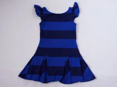 ラルフローレン ralph lauren アウトレット 子供服 女の子 6歳 約 120cm 半袖 ワンピース ボーダー 紺 青 スモールポニー 春 夏 ★2 ガールズ 女児 キッズ 【中古】 ユーズド リサイクル こども