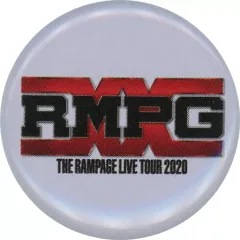 【中古】バッジ・ピンズ THE RAMPAGE 缶バッジ(ツアーロゴ白) 「THE RAMPAGE LIVE TOUR 2020 ”RMPG”」