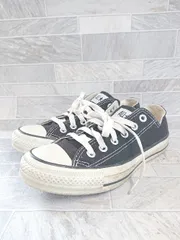 ◇ Θ converse コンバース M9166 ALL STAR スニーカー シューズ サイズ23.5㎝ ブラック レディース E  【1411070008565】
