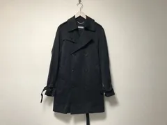 本物ユナイテッドアローズUNITEDARROWSコットンポリエステルナイロントレンチコートジャケット長袖サーフアメカジミリタリースケーターストリートビジネススーツパーティードレスゴルフメンズ黒ブラックMのサムネイル
