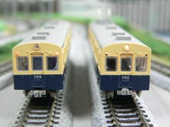 *もけいや松原*ライト点灯特製品 山陽７００形　Ｍ付２両セット