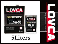 ★送料無料★ LOVCA HIGH-STNDARD 5W-30/5L 日本製