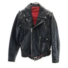 レザージャケット　ダブルライダース　古着　USA アメカジ　70s 短丈 70年代 USA製 EXCELLED アメリカン ダブルライダースジャケット