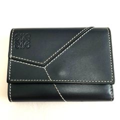 2026現行】LOEWE ロエベ パズル コンパクト スリムウォレット 黒 
