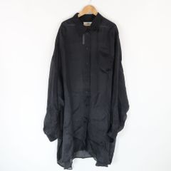 難有 Maison Margiela メゾンマルジェラ S51DL0253 S49225 ワンピース M シルク100％ 長袖 膝下丈 シャツ レディース AM5662A32 