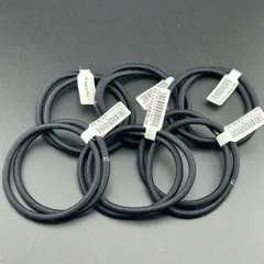 【新品】ヘアアクセサリー 6点セット 2本セット リングゴム ヘアゴム ブラウン ブラック 太め◆