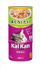【同梱不可】【2個セット】カルカンハンディ缶1歳からまぐろ・たい入り160g×3缶のサムネイル