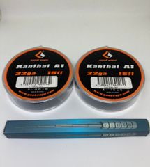 Geek vape Kanthal A1 22ga 15ft  2個セット マイクロコイルジング付き  VAPE