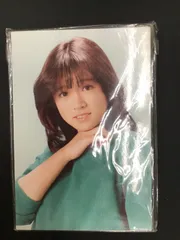 中森明菜 明治 パネル 中森明菜 明治チョコレート販促品 吊るし両面厚紙パネル 昭和