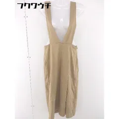 ◇ NATURAL BEAUTY BASIC ナチュラルビューティーベーシック ロング ジャンパー スカート サイズM キャメル系 レディース 【中古】 【1105240007709】