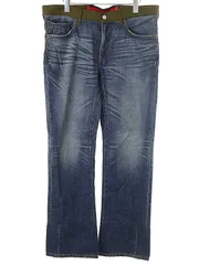 JUNYA WATANABE COMME des GARCONS MAN × Levi's ジュンヤワタナベ コムデギャルソンマン × リーバイス 10AW 517 カスタマイズデニムパンツ インディゴブルー サイズ：Lのサムネイル